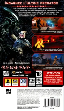 Aliens vs Predator - Requiem (EU) box cover back